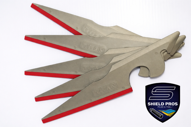 double channel prep squeegee