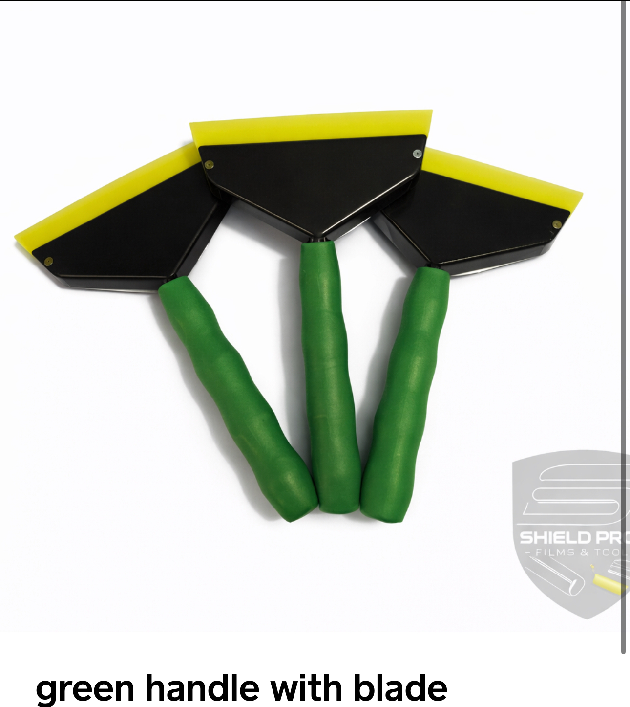 green handle with blade