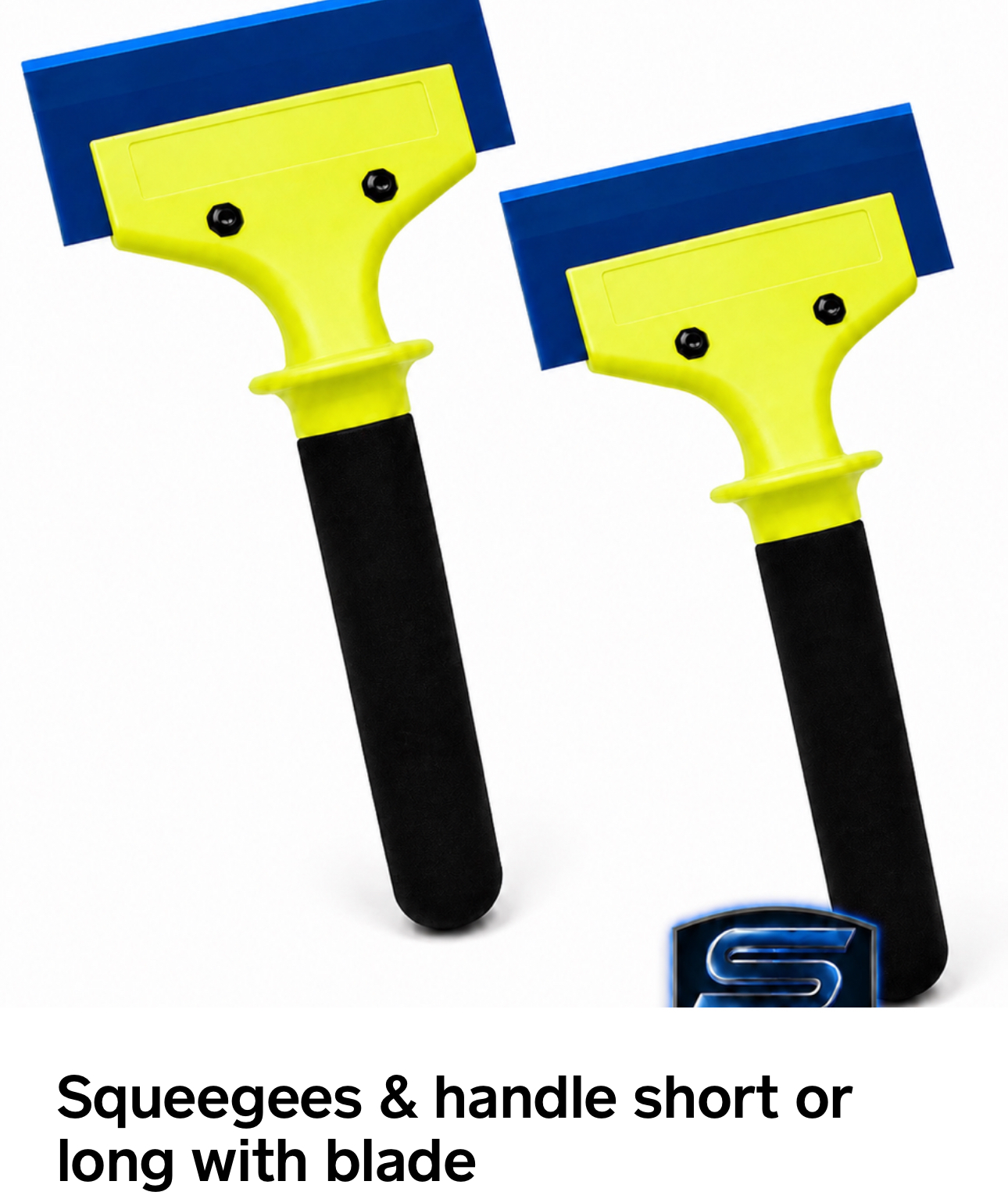 Squeegees & handle short or long with blade